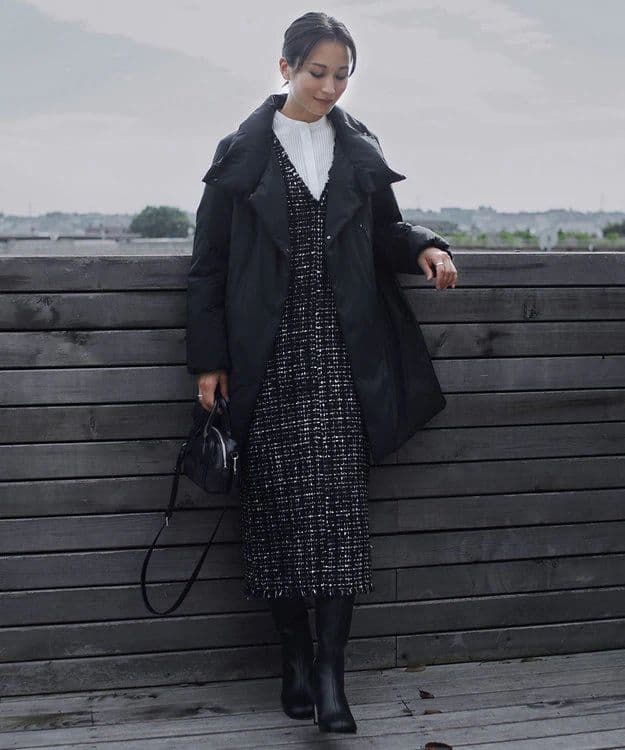 ADSダウン スタンドカラーコート