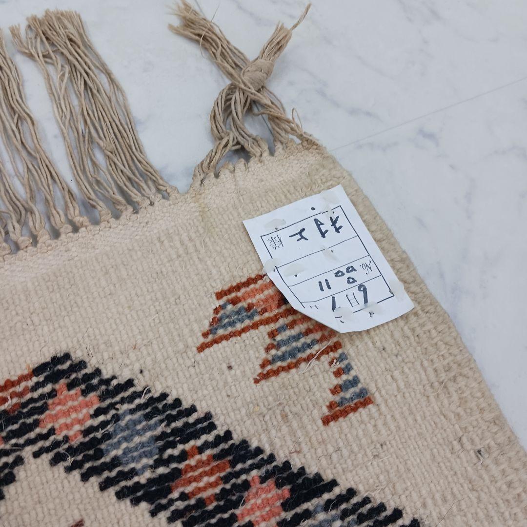 Y2220 トルコ絨毯 トライバルラグ ウール 225×156㎝