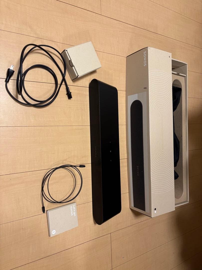 SONOS RAY サウンドバー 本体と付属品