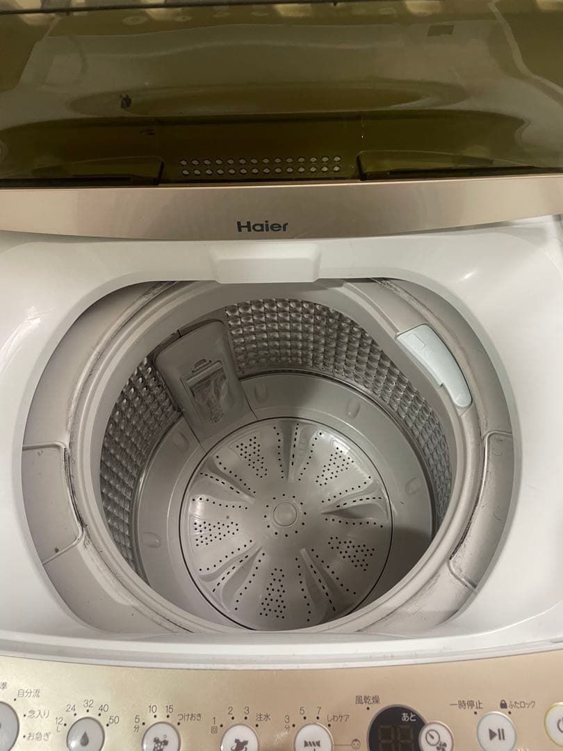 Haier 縦型洗濯機、sharp冷蔵庫セット