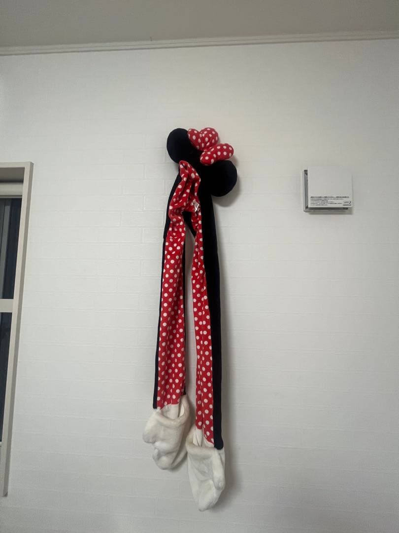 ミニーマウス マフラーキャップ ファンキャップ