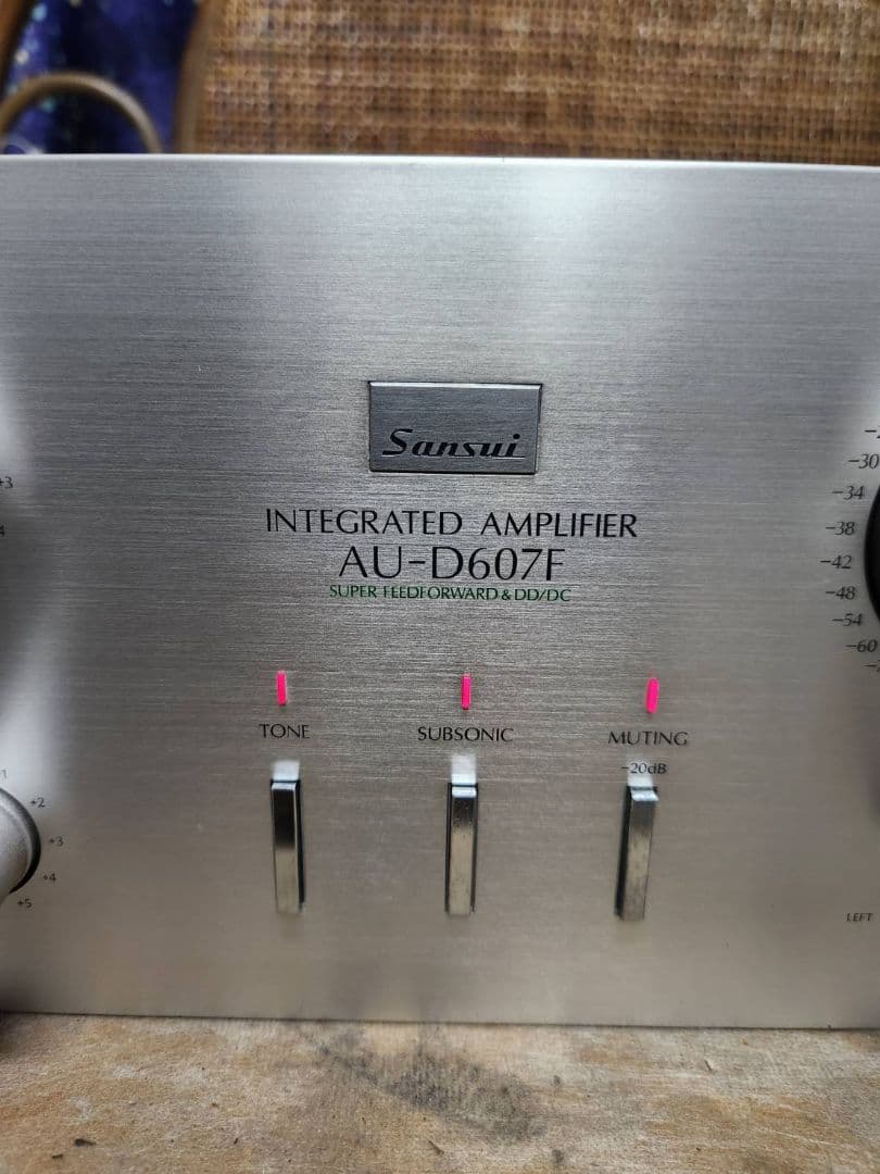 整備済！音出し確認済完動美品！山水プリメインアンプAU-D607F