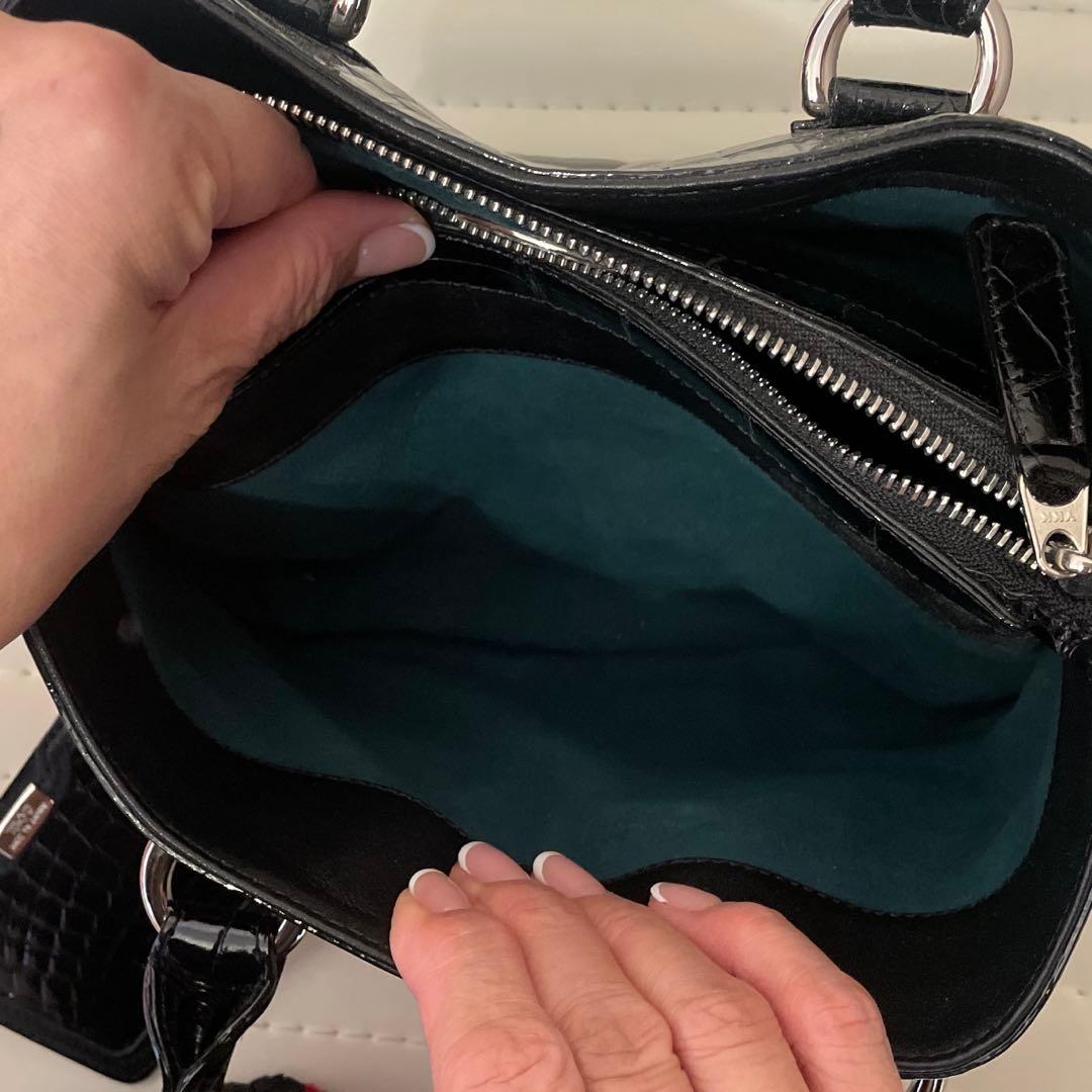 クロコダイル　ミニ　ショルダーバッグ