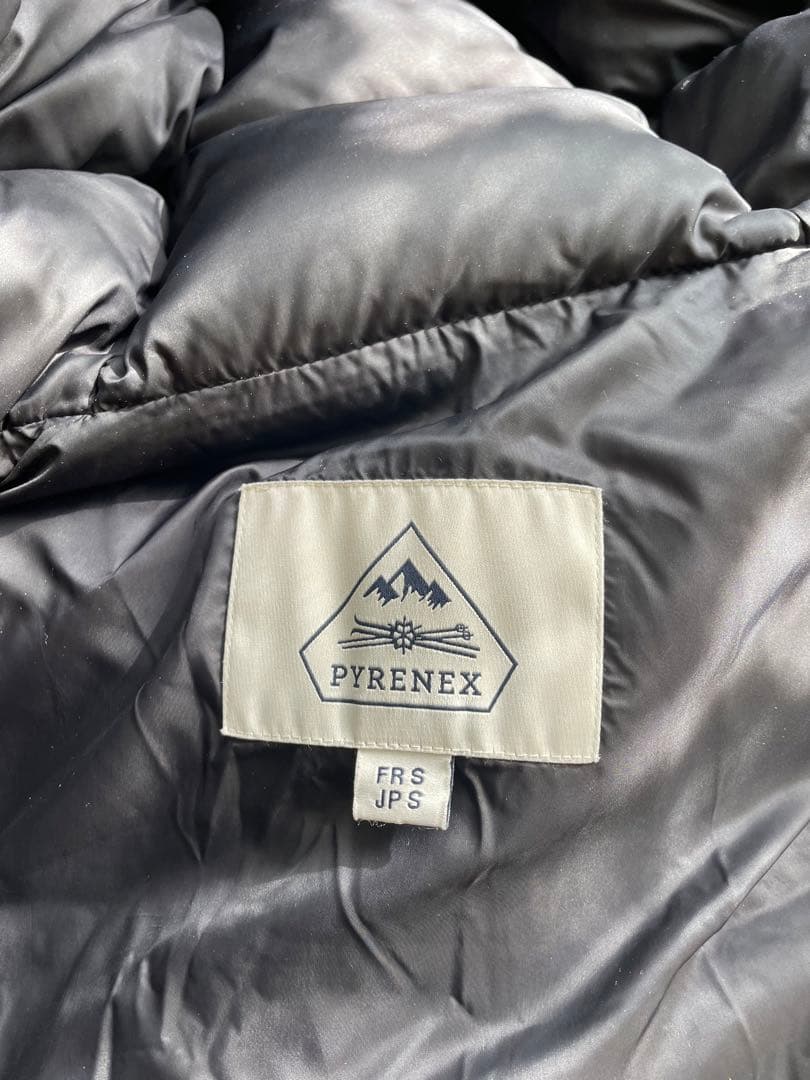 別注 BEAMS PYRENEX ピレネックス アヌシー ダウン 黒ワッペン S