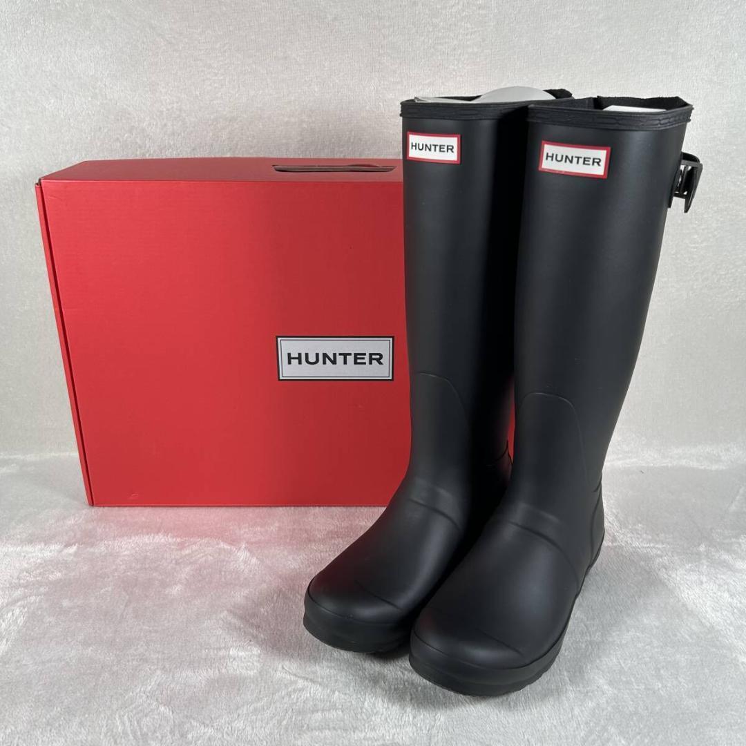 新品未使用 ハンター レインブーツ オリジナルトールブーツ ブラック 25cm