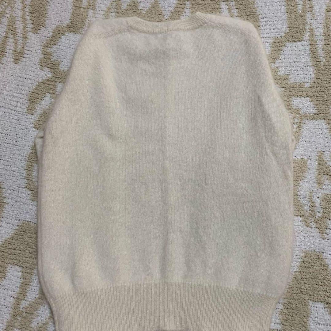 〈ゆっこ〉メゾンキツネ アンゴラニット ホワイト レディース