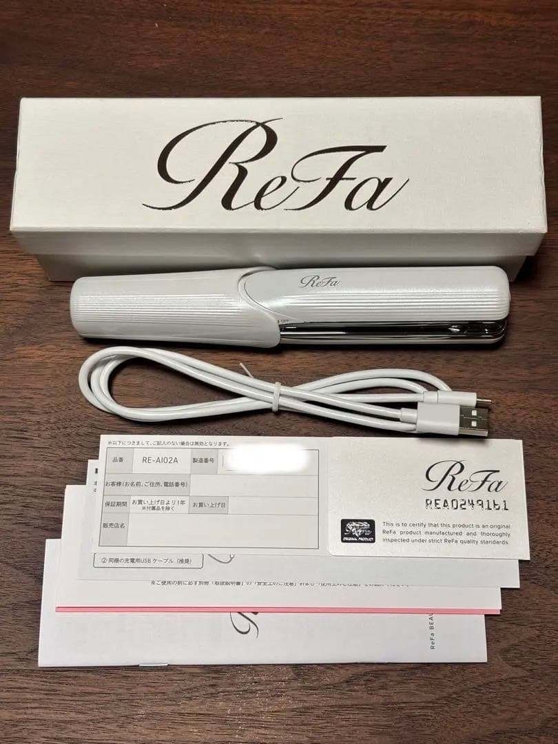 ReFa ストレートヘアアイロン RE-AG02A ホワイト