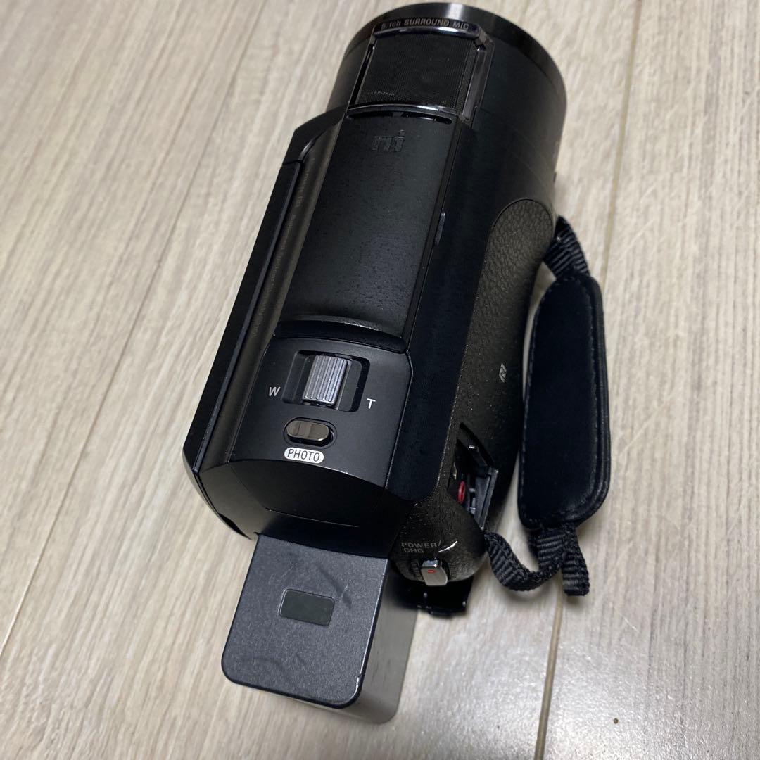 SONY FDR-AX45 4Kビデオカメラ 本体と付属品と箱