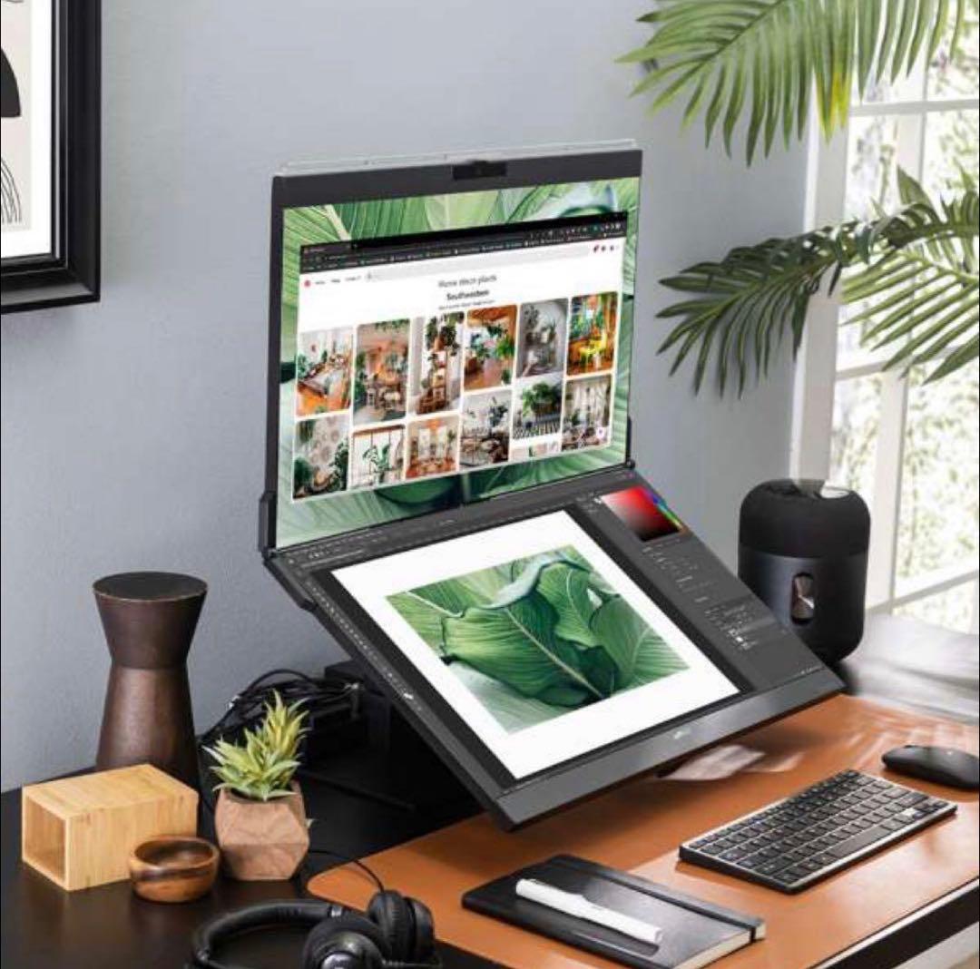 【年末値下】GEMINOS X デュアルモニター 2x 24インチ WQHD