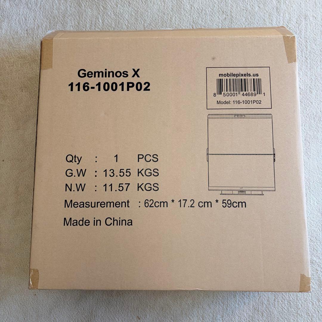 【年末値下】GEMINOS X デュアルモニター 2x 24インチ WQHD