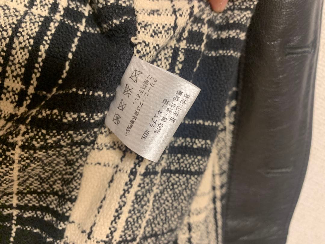 WESTRIDE ブラックレザー ジャケット 38