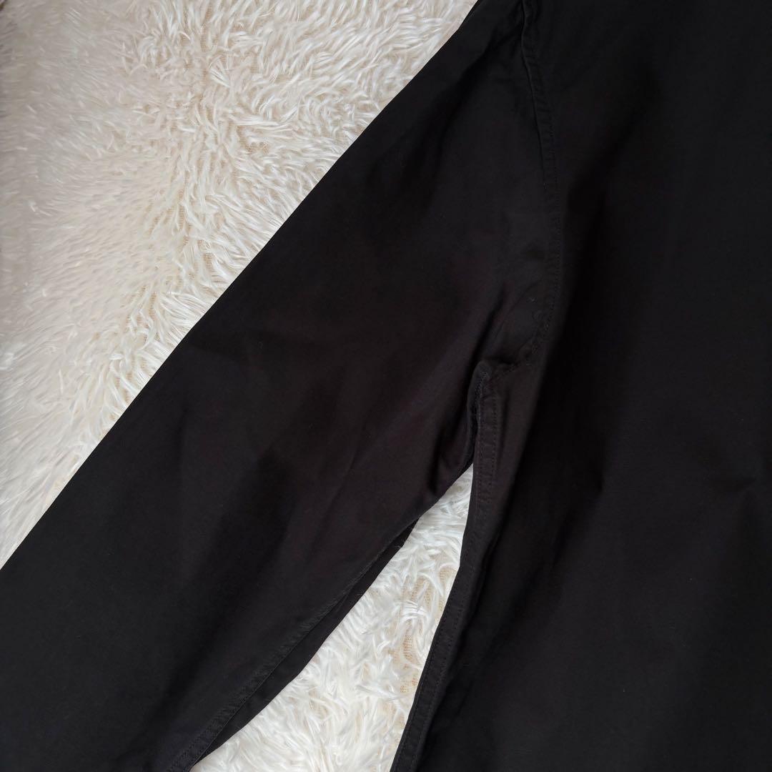 ORGUEIL日本製アメカジ黒ワークシャツ42XL相当ビッグサイズコットン人気大