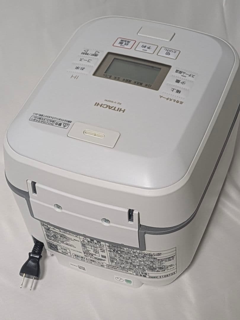 日立 圧力＆スチーム IH炊飯器5.5合炊RZ-V100FM