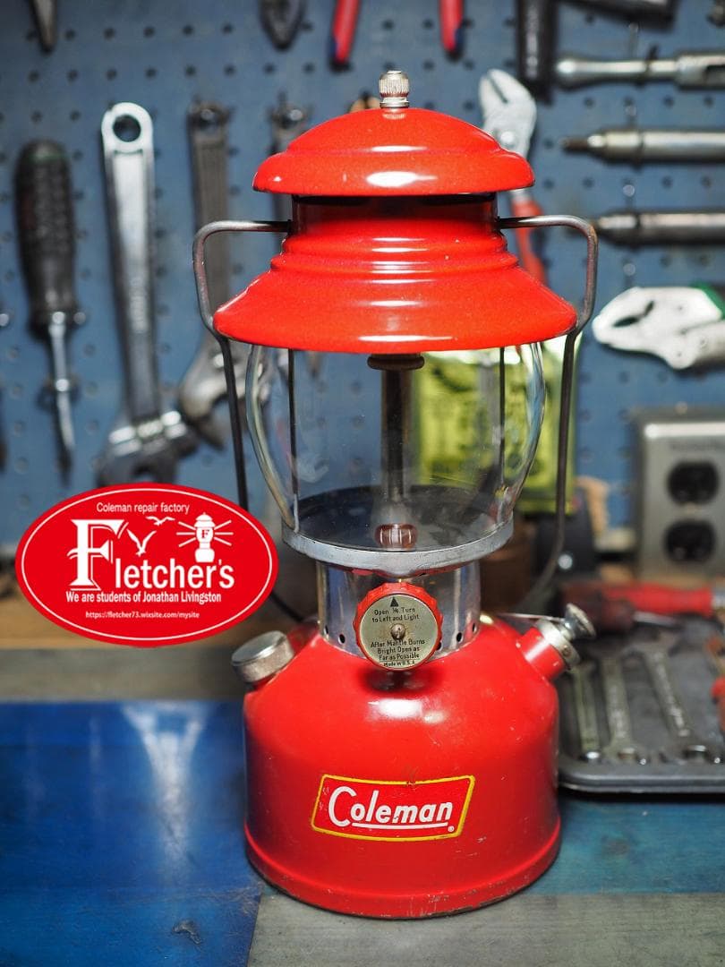 燃焼絶好調1957年7月 コールマン 200A ランタン（イエローボーダーt80