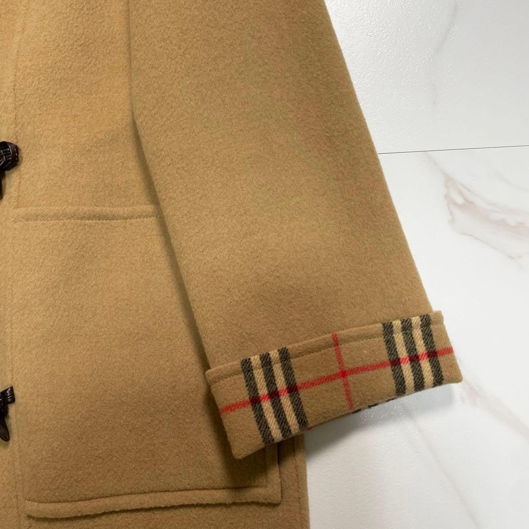希少✨バーバリーズ ロングダッフルコート カシミヤ ダブルフェイス ノバチェック