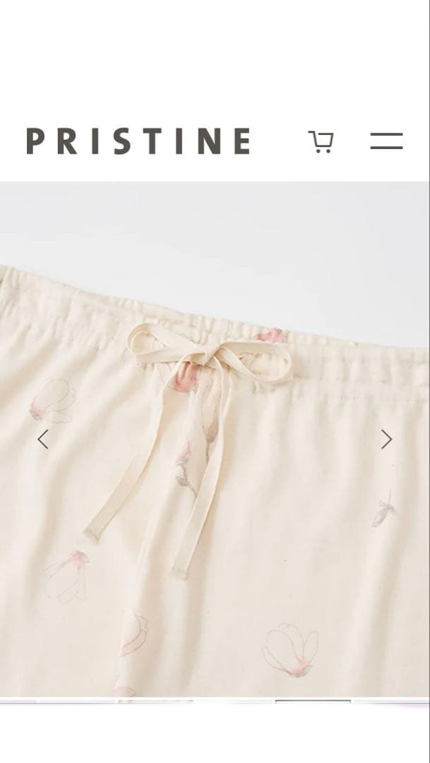 プリスティン pristine木蓮 スライスパジャマ