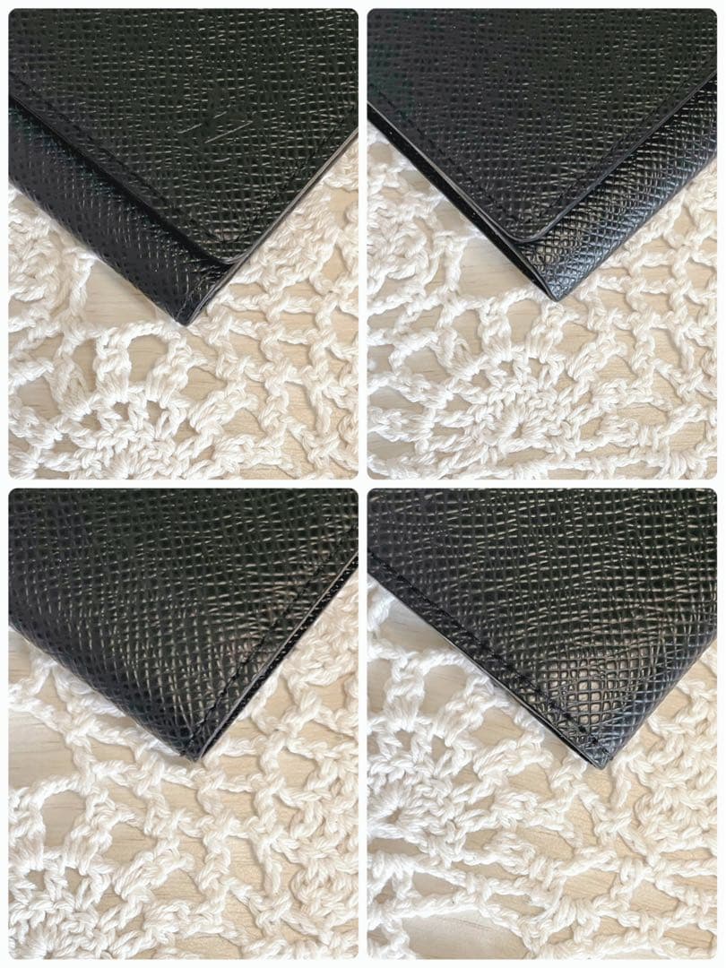 ルイヴィトン　タイガ　アンヴェロップ　カルトドゥヴィジット　ブラック