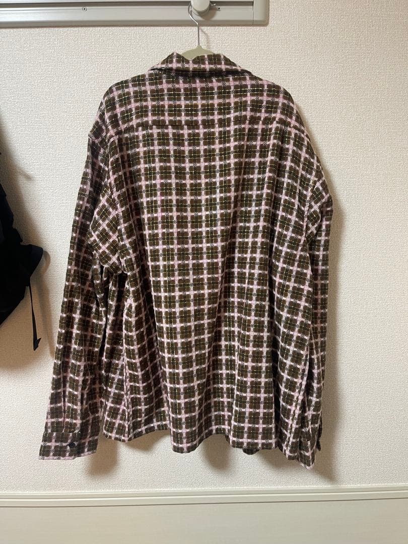 Supreme ブラウン系チェック 長袖シャツ