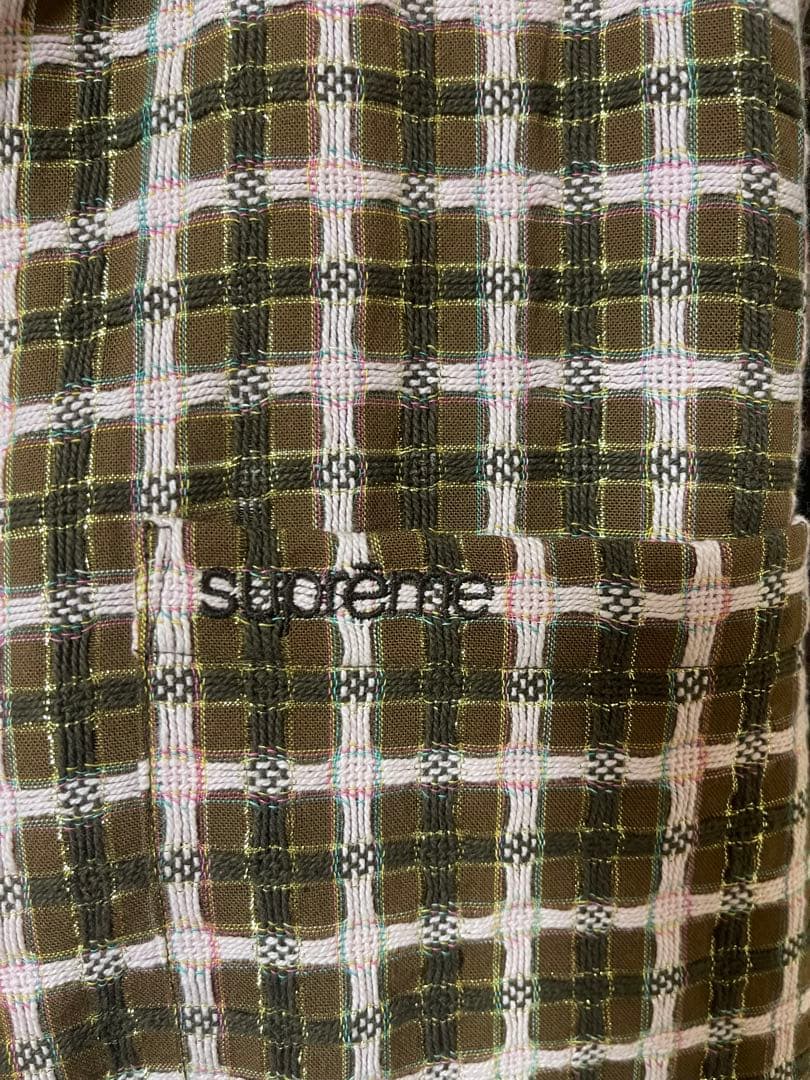 Supreme ブラウン系チェック 長袖シャツ