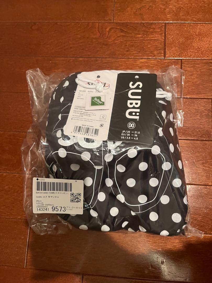 SUBU ドット　サイズ00新品未使用 20-21.5cm