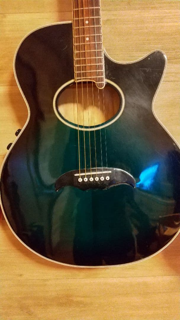 HEAD WAY エレアコギター 　レアなオーバルサウンドホール　ネック細目