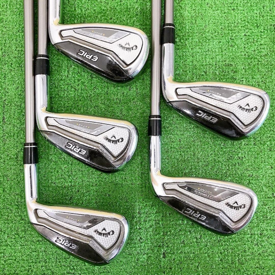 チ04★キャロウェイ EPIC FORGED STAR 5本アイアンセット SR