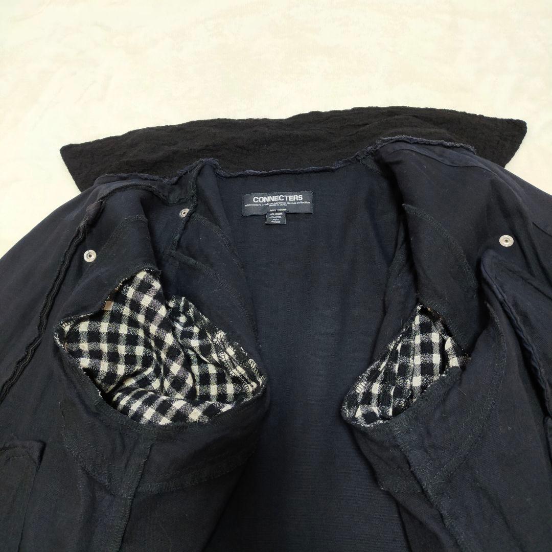 CONNECTERS　ダブルブレスト切り替えジャケット　コート　Мサイズ