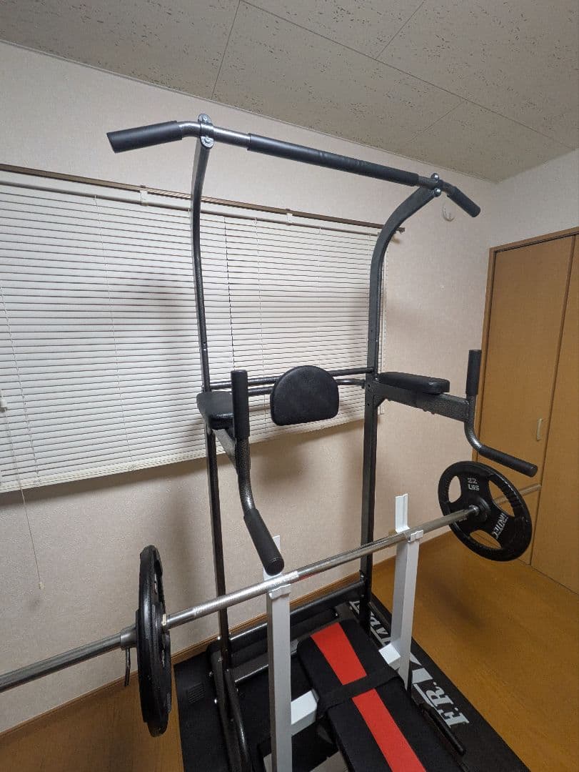 iROTEC ベンチプレススタンド ダンベル　懸垂マシンセット