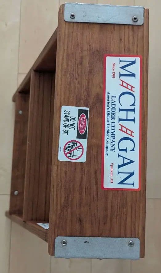 e*i様 廃盤 アメリカ製 ミシガンラダー 木製 脚立