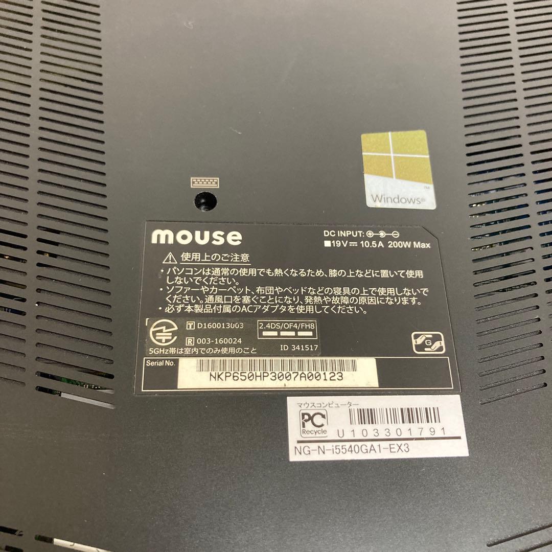 K12-1 mouseコンピューター　GTUNE ジャンク