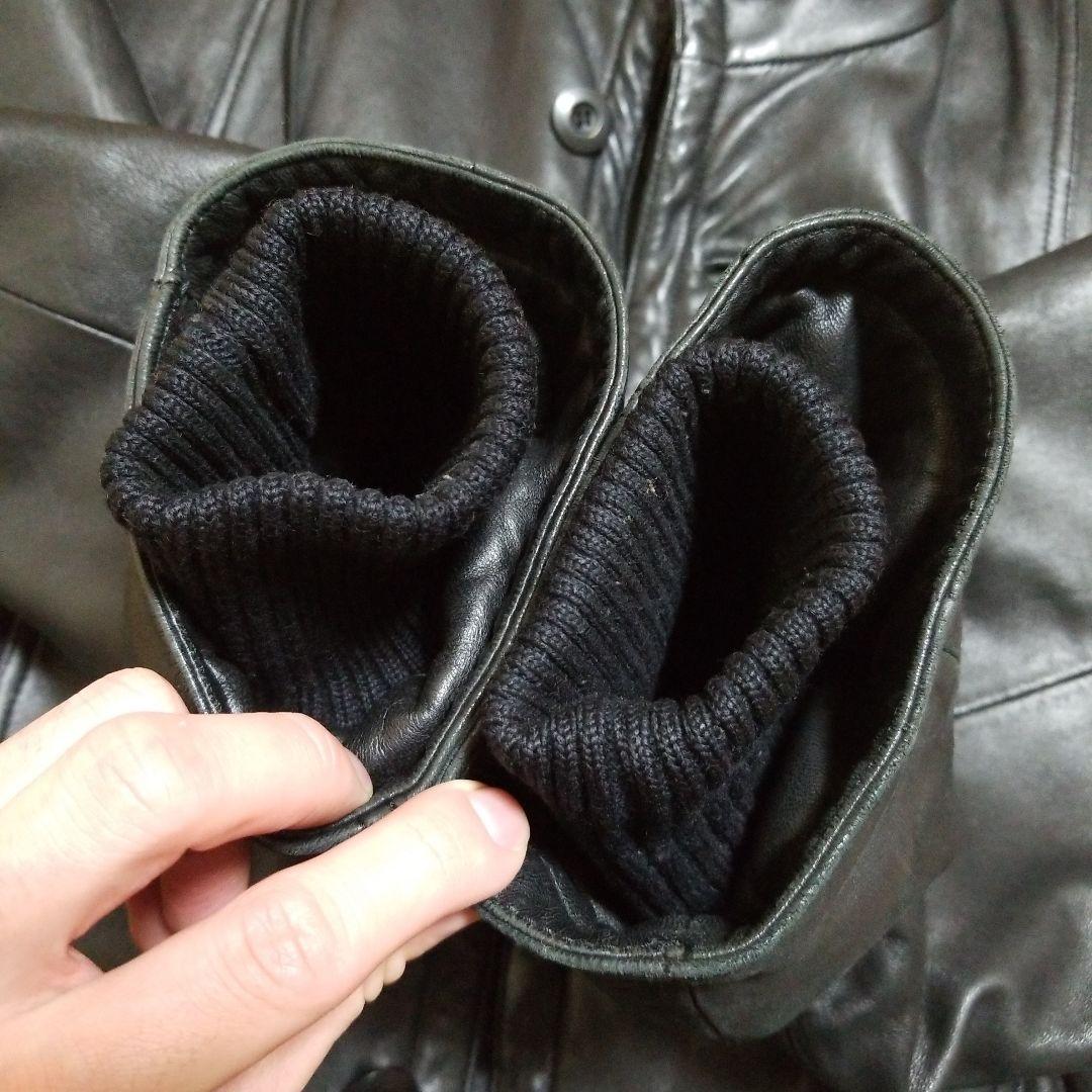 マリテフランソワジルボー レザー フーディー ブルゾン 80s