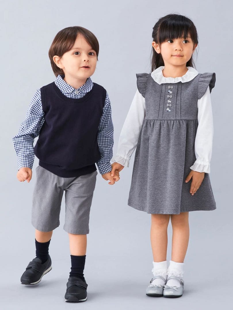 【familiar】✨新品未使用　ファミリア　ジャンパースカート　ワンピース