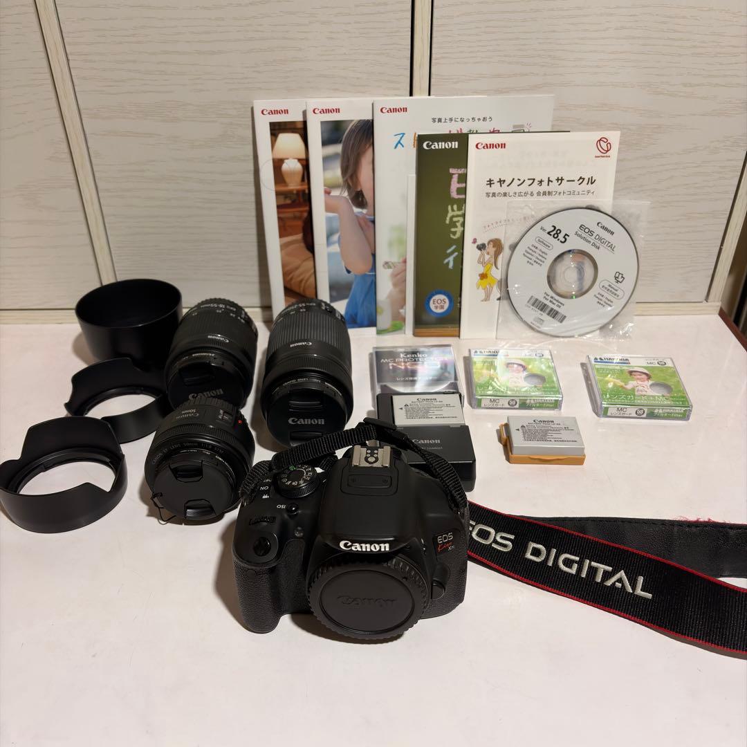 Canon EOS kiss X7i ダブルズームキット+単焦点レンズ