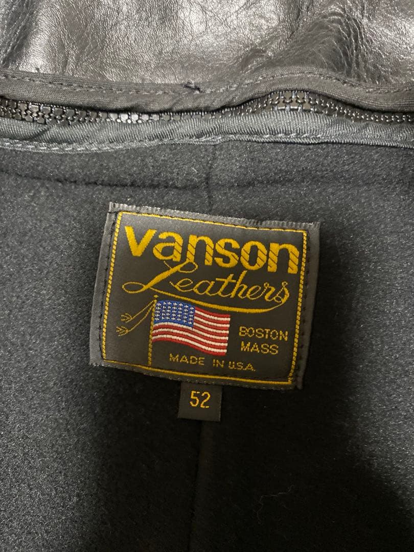 バンソン　タイプ　B ライダースジャケット　新品未使用品　サイズ52 超希少