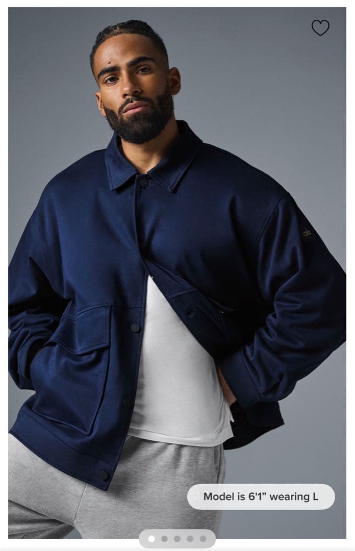 alo ネイビー ジャケット M