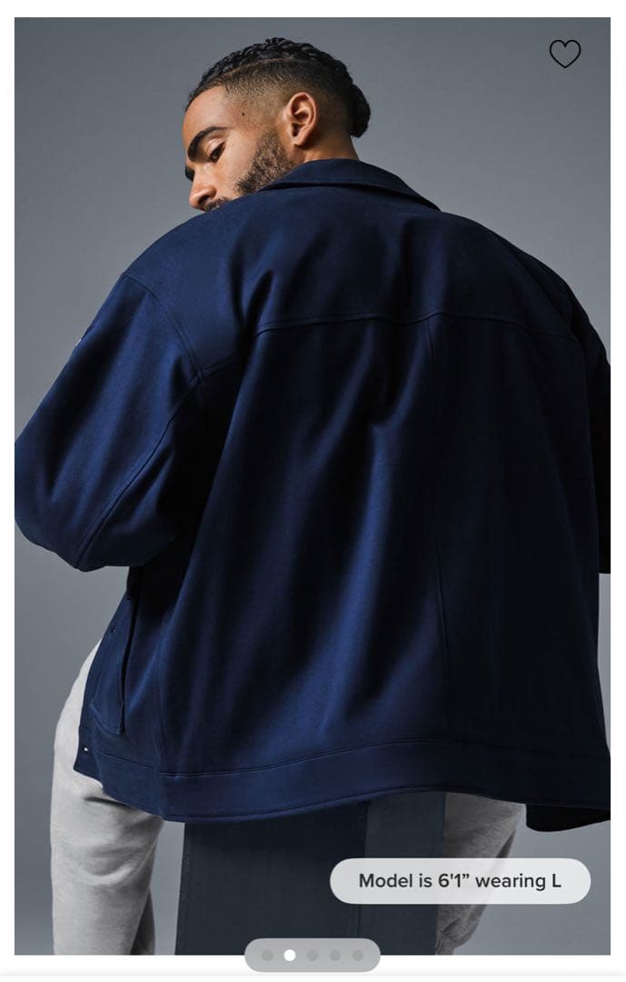 alo ネイビー ジャケット M