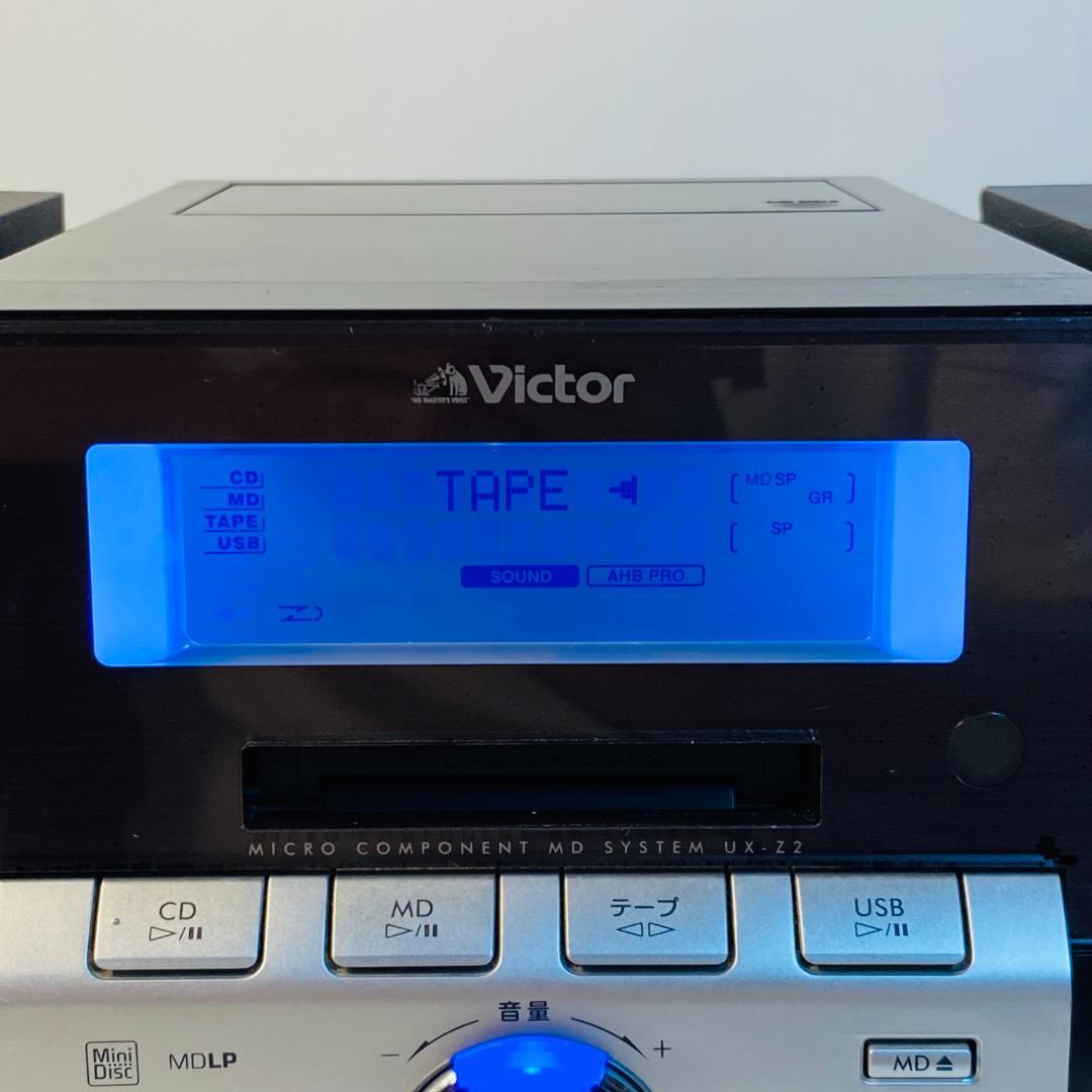 VICTOR マイクロコンポーネントMDシステム CA-UXZ2-B CD