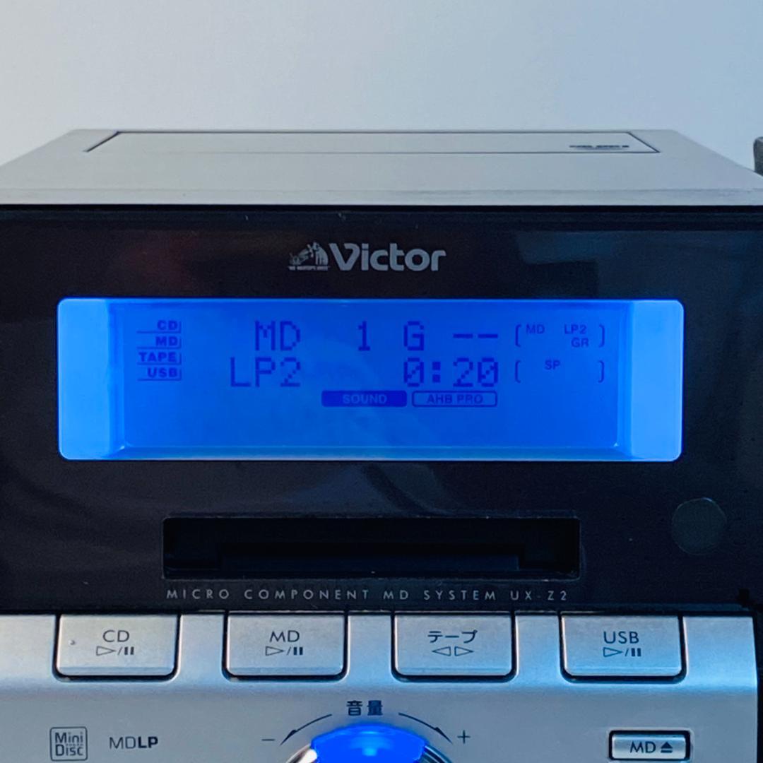VICTOR マイクロコンポーネントMDシステム CA-UXZ2-B CD