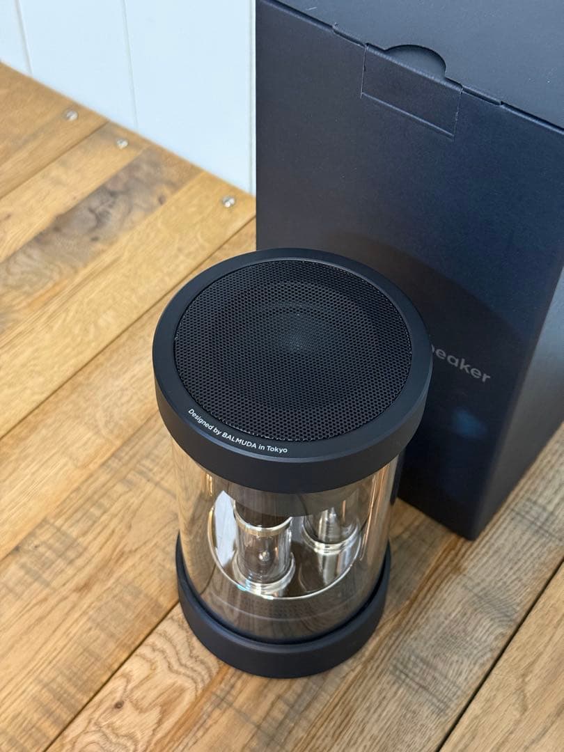 新品 バルミューダThe Speker M01A-BK ワイヤレススピーカー
