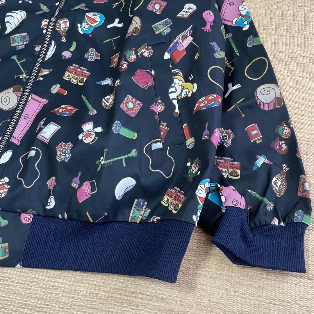 美品 フェリシモ ドラえもん ひみつ道具 ブルゾン ジャケット ジップ LL