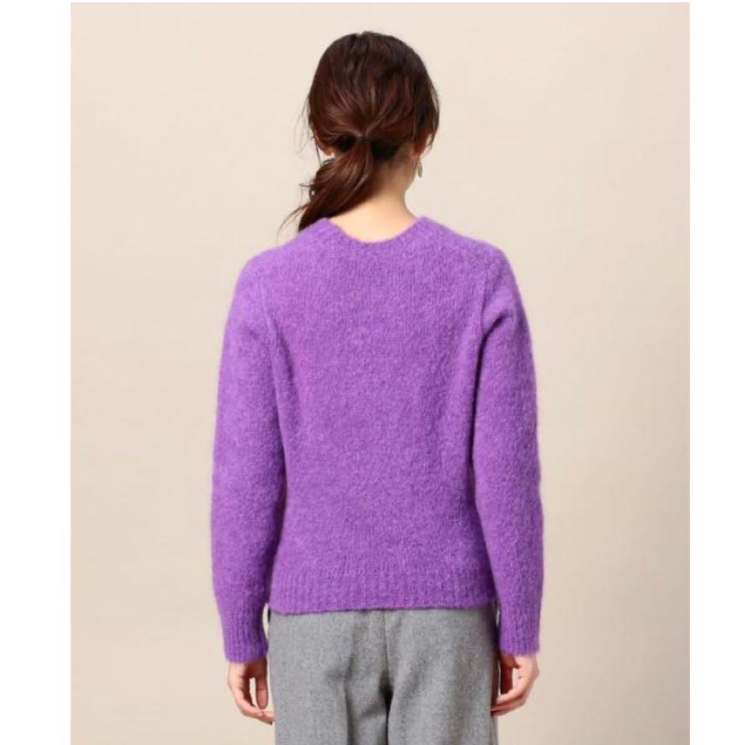 【新品未使用タグ付】 ユナイテッドアローズ アルパカ/モヘア クルーネックニット