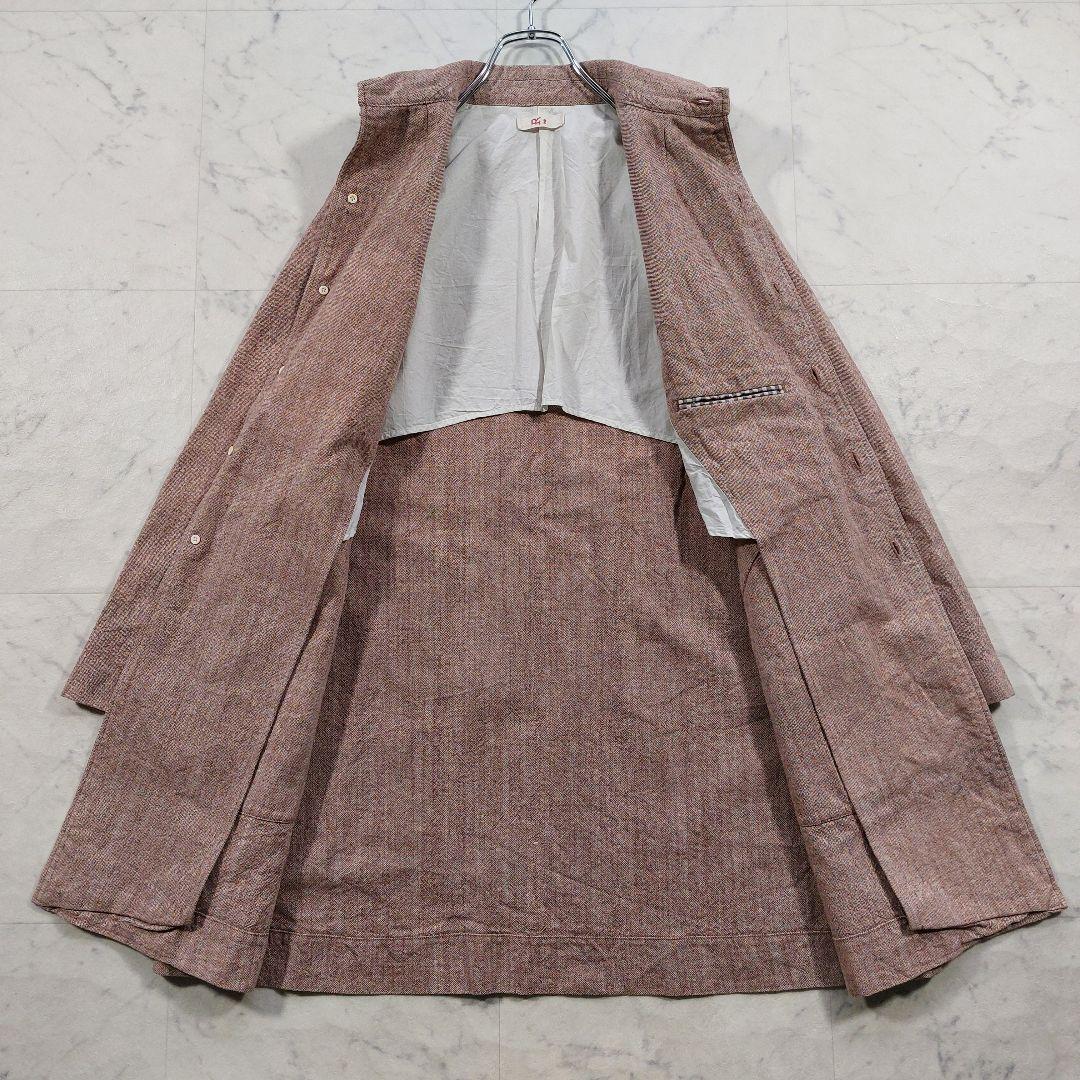 45R 45rpm コットンハーフコート 2 Aライン ブラウン系