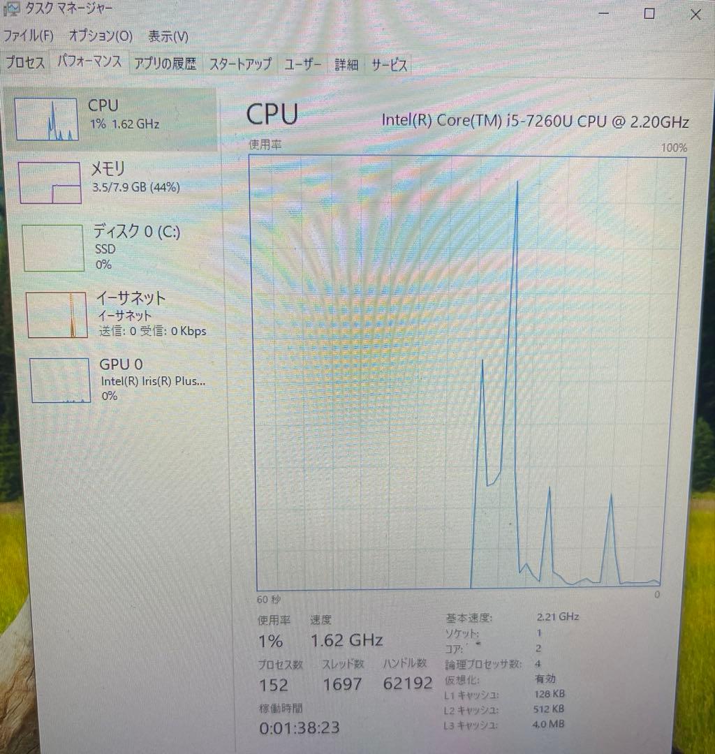 ミニ PC IntelNUC NUC7BNH i5-500SSD-8GBRAM