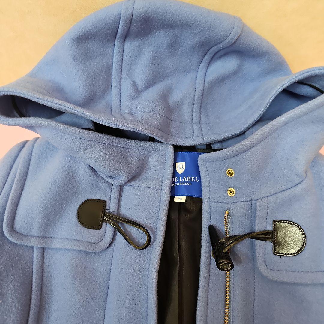 極美品　ブルーレーベルクレストブリッジ　ブルー　ダッフル38