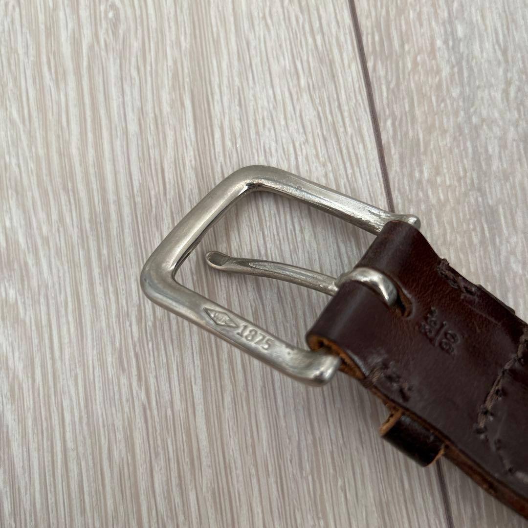 ホワイトハウスコックス メッシュベルトブラウン36-90