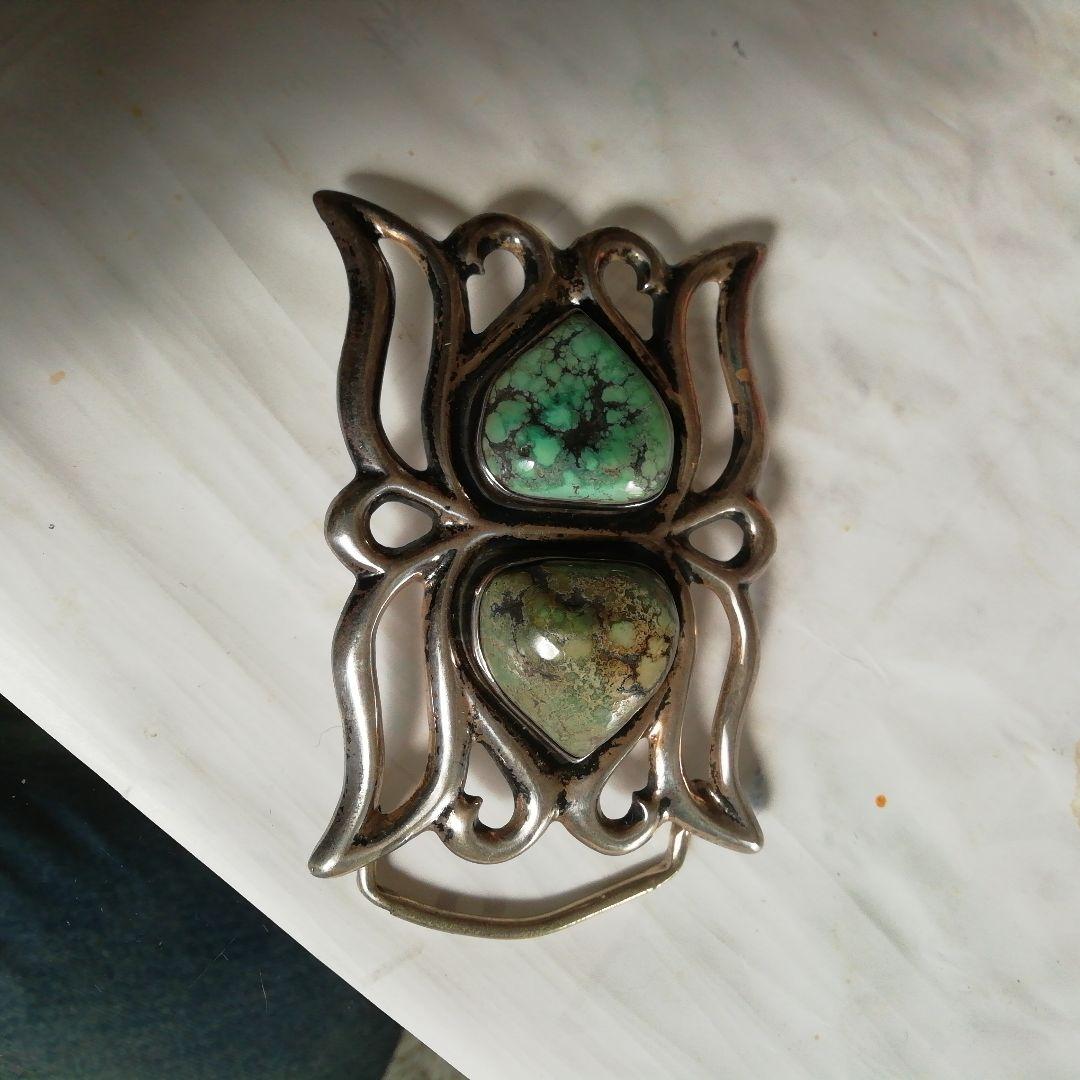 インディアンジュエリー　スーパレア　バックル　ナバホ　ズニ　ホピ