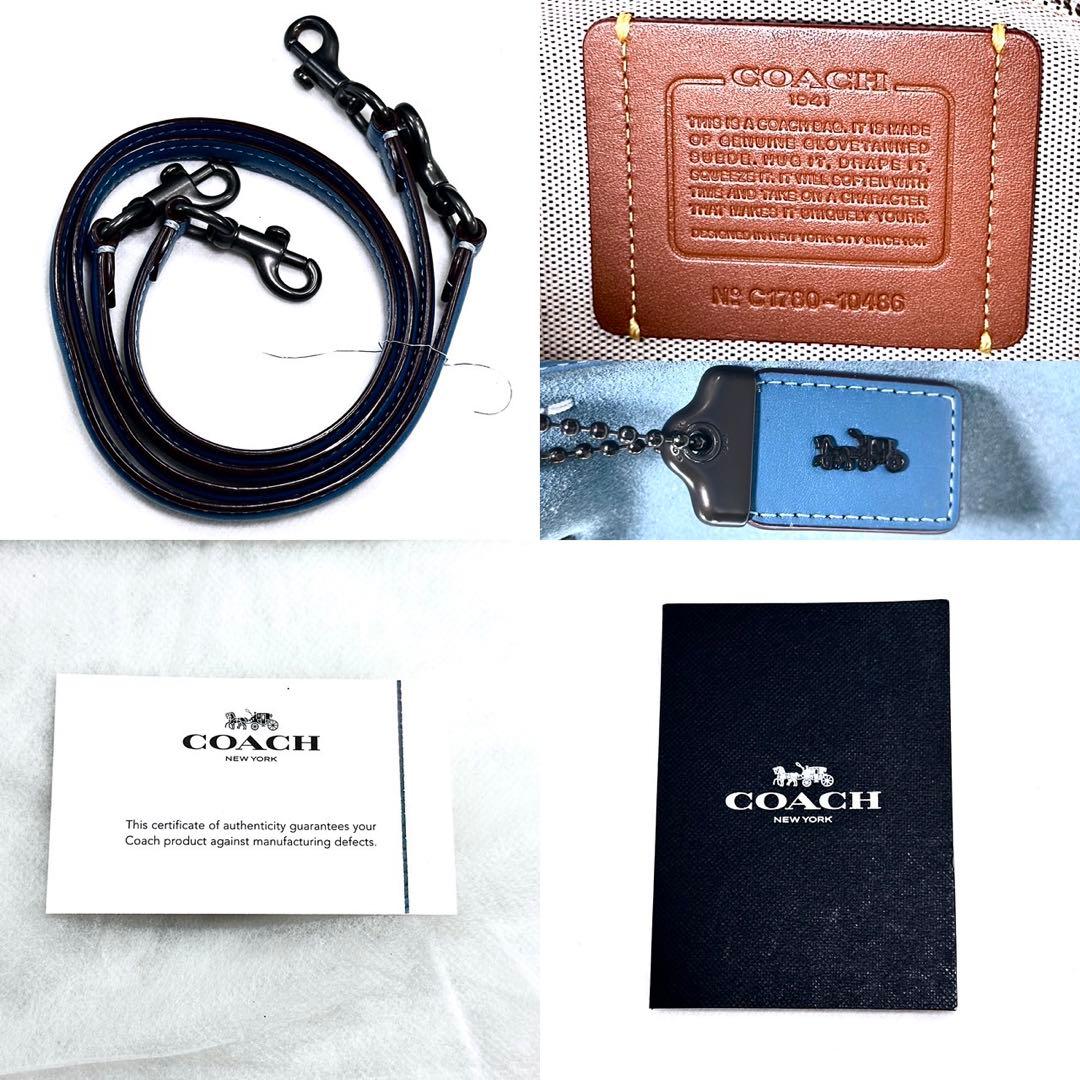 【美品】コーチ 10486 ローグ25 2way ハンドバッグ レザー 斜め掛け