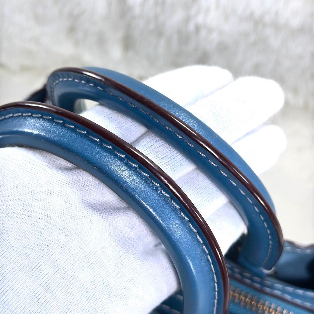 【美品】コーチ 10486 ローグ25 2way ハンドバッグ レザー 斜め掛け