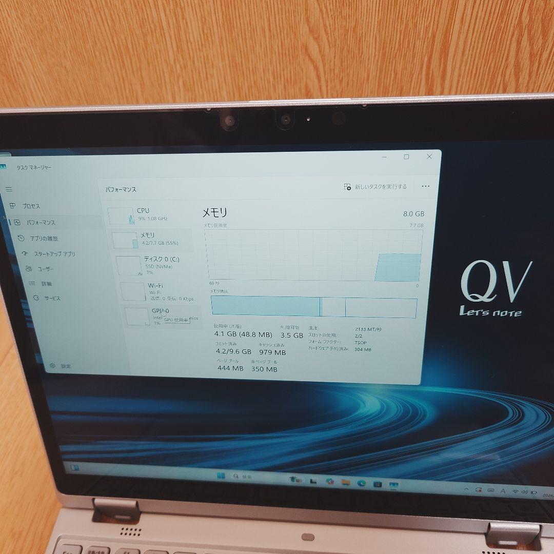 Panasonic Let's note CF-QV9 QV9 タッチパネル