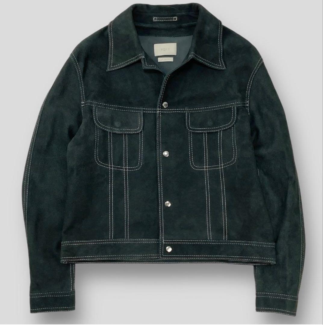 t*d様 YOKE 23AW SUEDE TRUCKER JACKET size